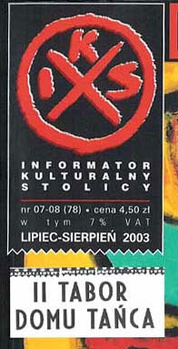 II TABOR DOMU TACA - Informator Kulturalny Stolicy, lipiec 2003